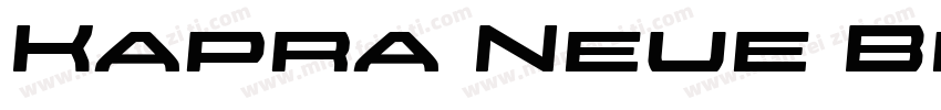 Kapra Neue Black Exp字体转换